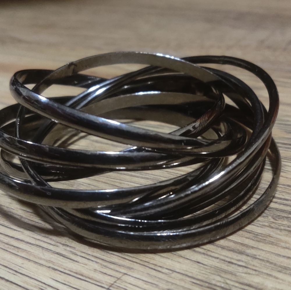 Gunmetal Bracelet stack